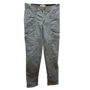 Democracy‎ Cargo Pants "Ab" Technology Roll Tab Greenish Gray Women's Size 4